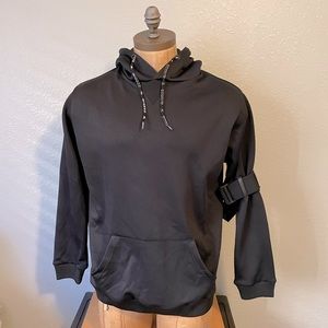 Tanjim Black Hooded Sweatshirt w/ Armbelt